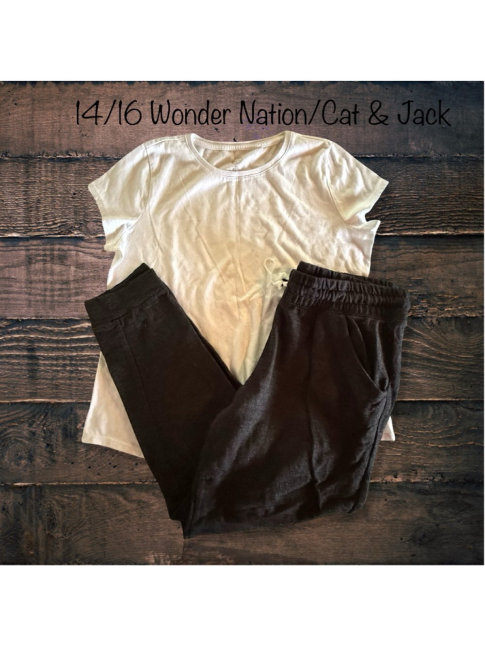 14/16 Wonder Nation/Cat & Jack set
